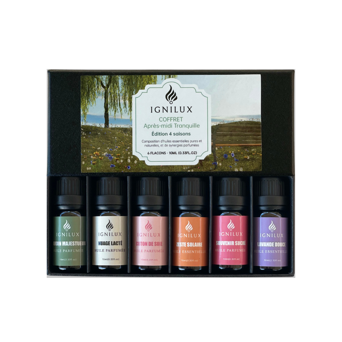 Coffret d’Huiles Parfumés – IGNILUX Après-midi Tranquille